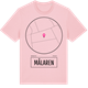 Pink Cotton t-shirt med Målaren t-shirt
