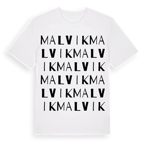 Malvik ordlek t-shirt – ekologisk bomull t-shirt från Pinshirt