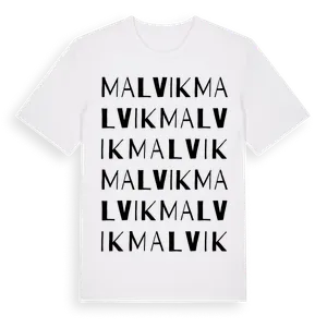 Malvik ordlek t-shirt – ekologisk bomull t-shirt från Pinshirt