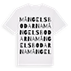 Mångelsbodarna ordlek t-shirt
