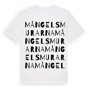 Mångelsmurarna ordlek t-shirt – ekologisk bomull t-shirt från Pinshirt