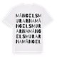 Mångelsmurarna ordlek t-shirt