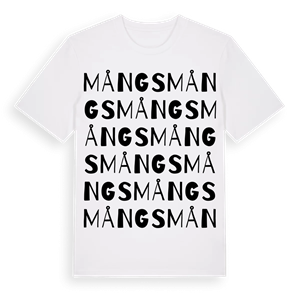 Mångs ordlek t-shirt – ekologisk bomull t-shirt från Pinshirt