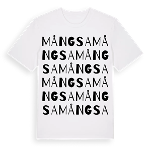 Mångsa ordlek t-shirt – ekologisk bomull t-shirt från Pinshirt