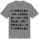 Mid Heather Gray t-shirt med Mångskojan ordlek t-shirt