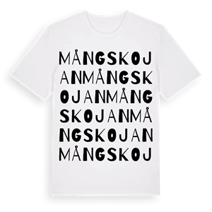 Mångskojan ordlek t-shirt – ekologisk bomull t-shirt från Pinshirt