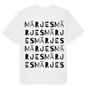Märjes ordlek t-shirt – ekologisk bomull t-shirt från Pinshirt