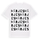 Märjes ordlek t-shirt