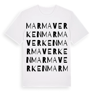 Marmaverken ordlek t-shirt – ekologisk bomull t-shirt från Pinshirt