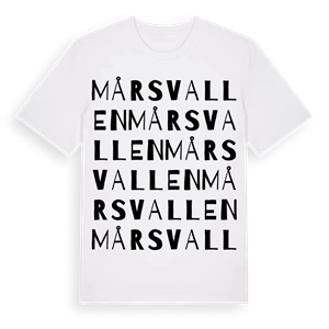 Mårsvallen ordlek t-shirt – ekologisk bomull t-shirt från Pinshirt