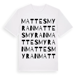 Mattesmyran ordlek t-shirt – ekologisk bomull t-shirt från Pinshirt
