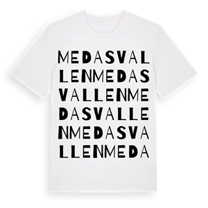 Medasvallen ordlek t-shirt – ekologisk bomull t-shirt från Pinshirt