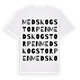 Medskogstorpen ordlek t-shirt