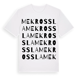 Mekrossla ordlek t-shirt – ekologisk bomull t-shirt från Pinshirt