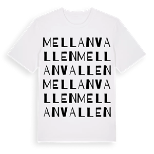 Mellanvallen ordlek t-shirt – ekologisk bomull t-shirt från Pinshirt