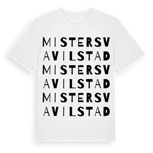 Mistersva vilstad ordlek t-shirt – ekologisk bomull t-shirt från Pinshirt