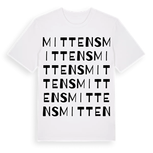 Mittens ordlek t-shirt – ekologisk bomull t-shirt från Pinshirt