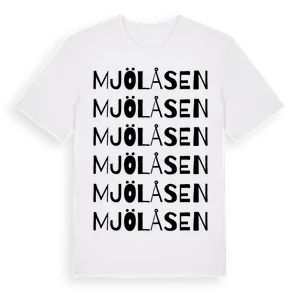 Mjölåsen ordlek t-shirt – ekologisk bomull t-shirt från Pinshirt