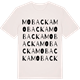 Vintage White t-shirt med Mobacka ordlek t-shirt