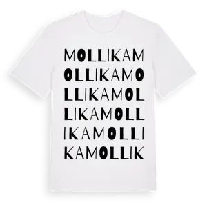 Mollika ordlek t-shirt – ekologisk bomull t-shirt från Pinshirt
