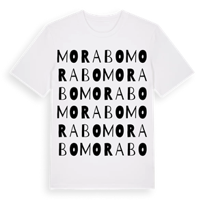 Morabo ordlek t-shirt – ekologisk bomull t-shirt från Pinshirt