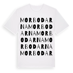 Morbodarna ordlek t-shirt – ekologisk bomull t-shirt från Pinshirt
