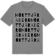 Mid Heather Gray t-shirt med Mörttjäraberg ordlek t-shirt