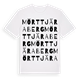Mörttjäraberg ordlek t-shirt