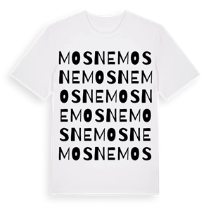 Mosne ordlek t-shirt – ekologisk bomull t-shirt från Pinshirt