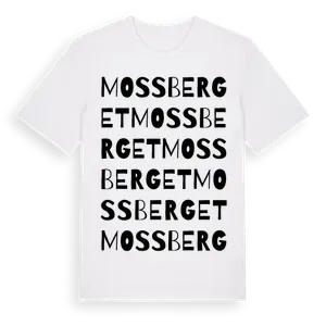Mossberget ordlek t-shirt – ekologisk bomull t-shirt från Pinshirt