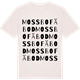 Vintage White t-shirt med Mossbo fäbod ordlek t-shirt