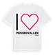 Jag älskar Mossbovallen t-shirt stort tryck