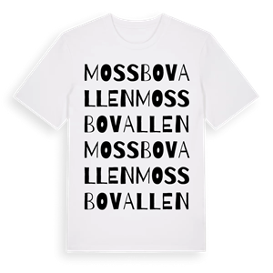 Mossbovallen ordlek t-shirt – ekologisk bomull t-shirt från Pinshirt
