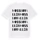 Mossbovallen ordlek t-shirt