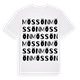 White t-shirt med Mössön ordlek t-shirt