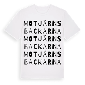 Motjärnsbackarna ordlek t-shirt – ekologisk bomull t-shirt från Pinshirt