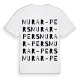 Murar-Pers ordlek t-shirt