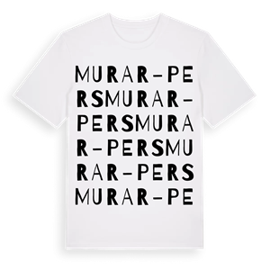Murar-Pers ordlek t-shirt – ekologisk bomull t-shirt från Pinshirt