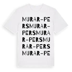Murar-Pers ordlek t-shirt – ekologisk bomull t-shirt från Pinshirt