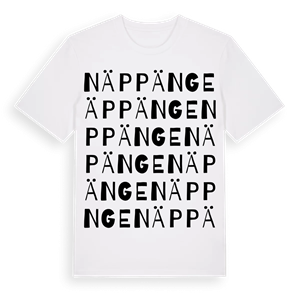 Näppänge ordlek t-shirt – ekologisk bomull t-shirt från Pinshirt