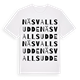 Näsvallsudde ordlek t-shirt