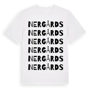 Nergårds ordlek t-shirt – ekologisk bomull t-shirt från Pinshirt