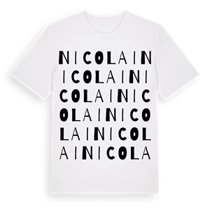 Nicolai ordlek t-shirt – ekologisk bomull t-shirt från Pinshirt