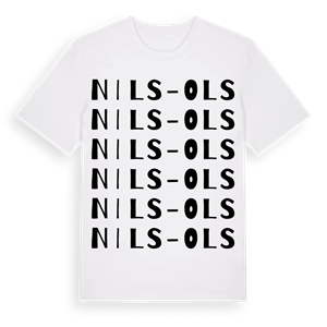 Nils-Ols ordlek t-shirt – ekologisk bomull t-shirt från Pinshirt