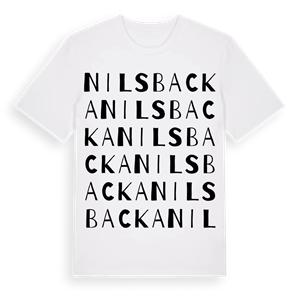 Nilsbacka ordlek t-shirt – ekologisk bomull t-shirt från Pinshirt