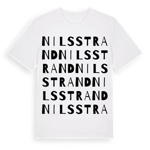 Nilsstrand ordlek t-shirt – ekologisk bomull t-shirt från Pinshirt