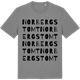 Mid Heather Gray t-shirt med Norbergstomt ordlek t-shirt