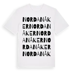 Nordanåker ordlek t-shirt – ekologisk bomull t-shirt från Pinshirt