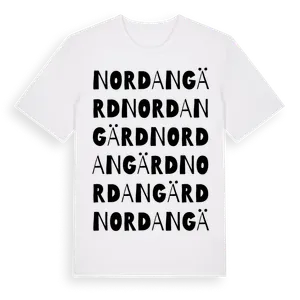 Nordangärd ordlek t-shirt – ekologisk bomull t-shirt från Pinshirt
