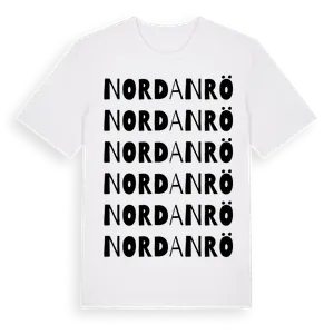 Nordanrö ordlek t-shirt – ekologisk bomull t-shirt från Pinshirt